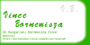 vince bornemisza business card